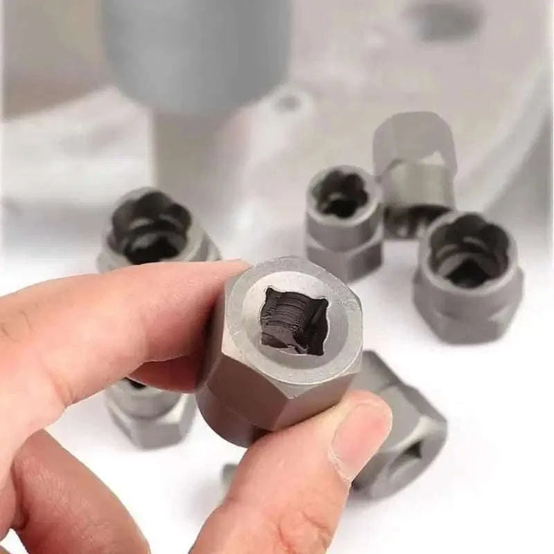 14-Piece Stripped Lug Nut Remover Socket Set with Hex Adapter-black / United Kingdom