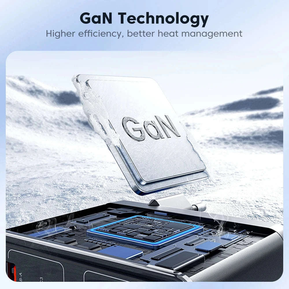 140W GaN USB-C Fast Charger with 4 Ports for Laptops, Phones-US Plug