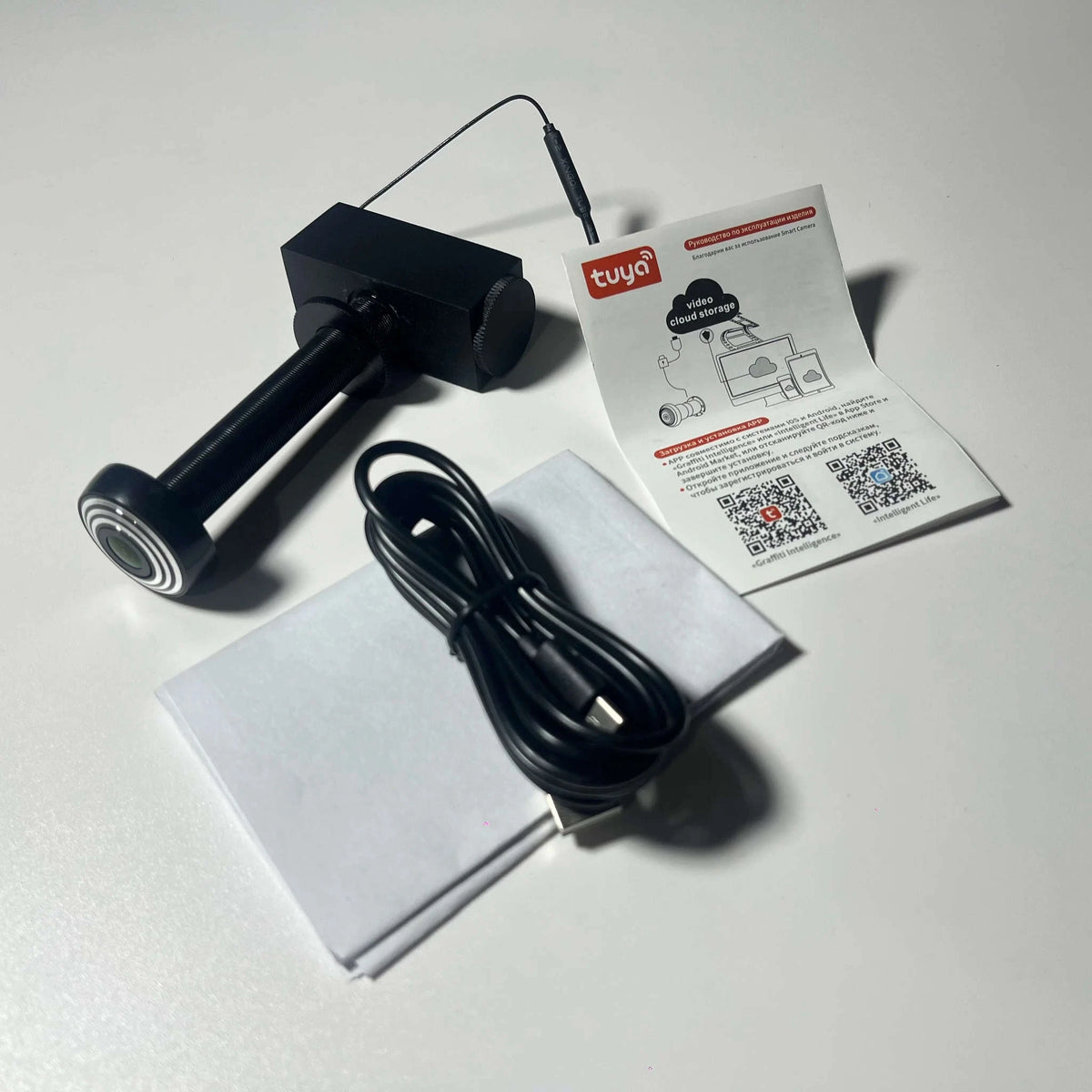 14mm Door Peephole WiFi Camera 3MP Motion Detection Viewer-Not TF Card
