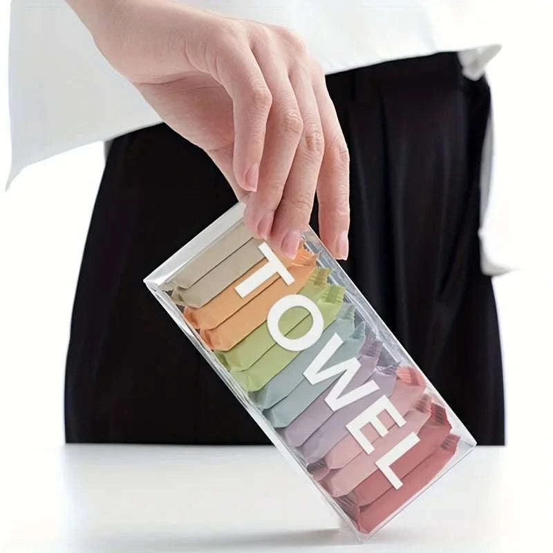 14pcs Compressed Disposable Face Towels for Travel and Daily Use-United States / 14PCs