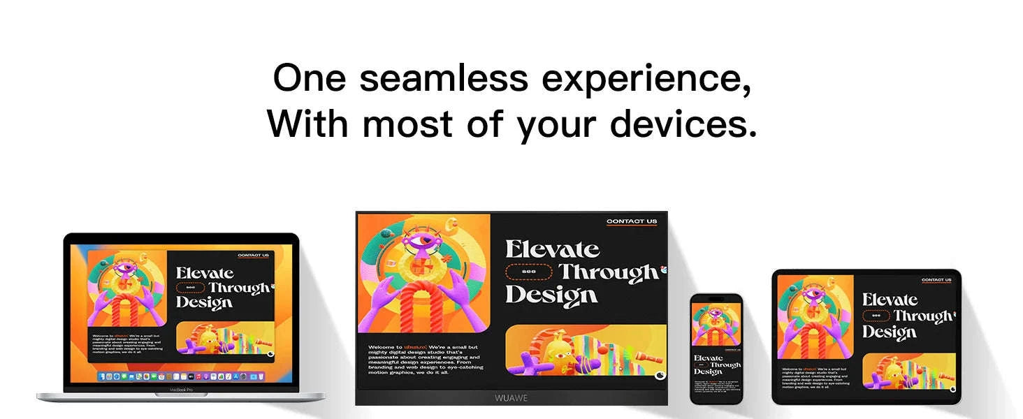 15.6 Inch Portable Monitor 1080P USB-C HDMI External Screen-15.6inch 1080P / US Plug / United States