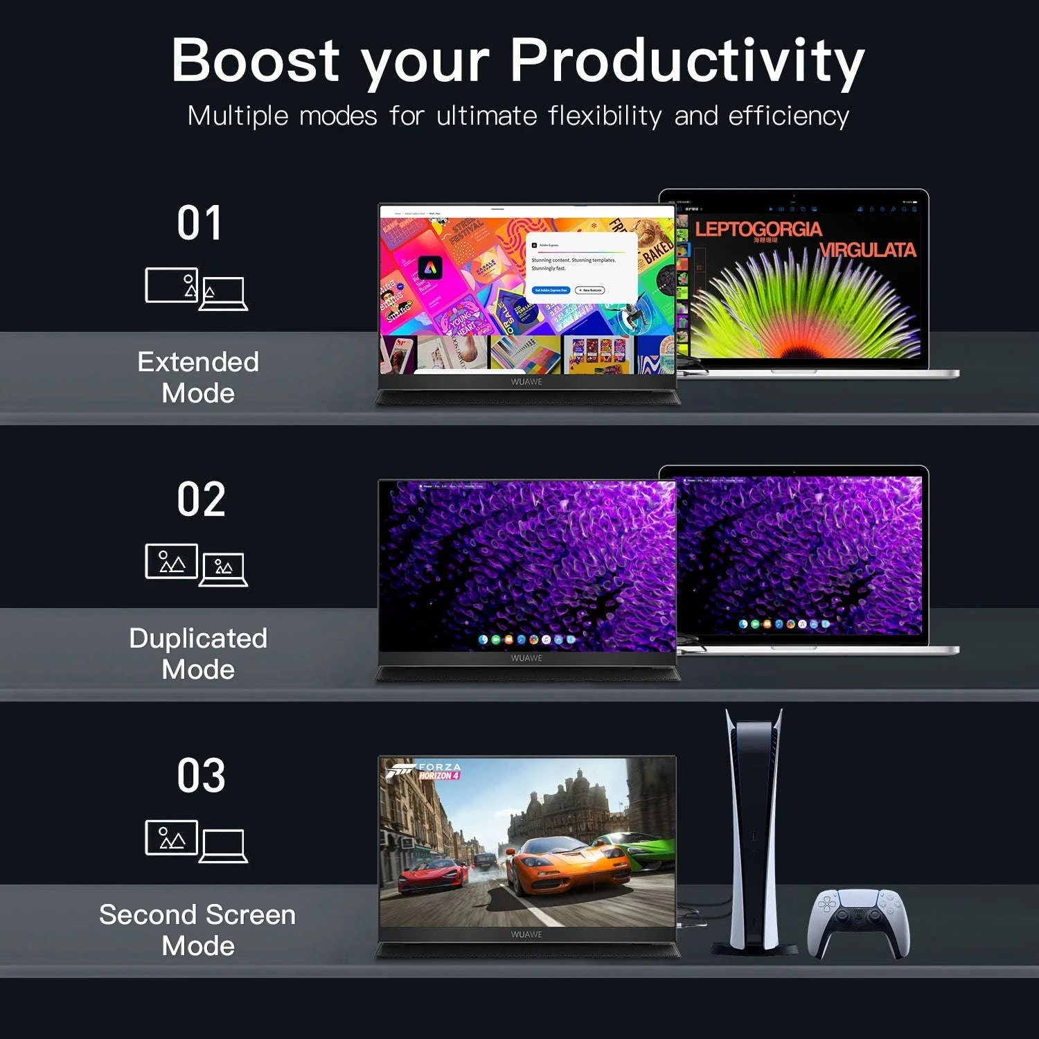 15.6 Inch Portable Monitor 1080P USB-C HDMI External Screen-15.6inch 1080P / US Plug / United States