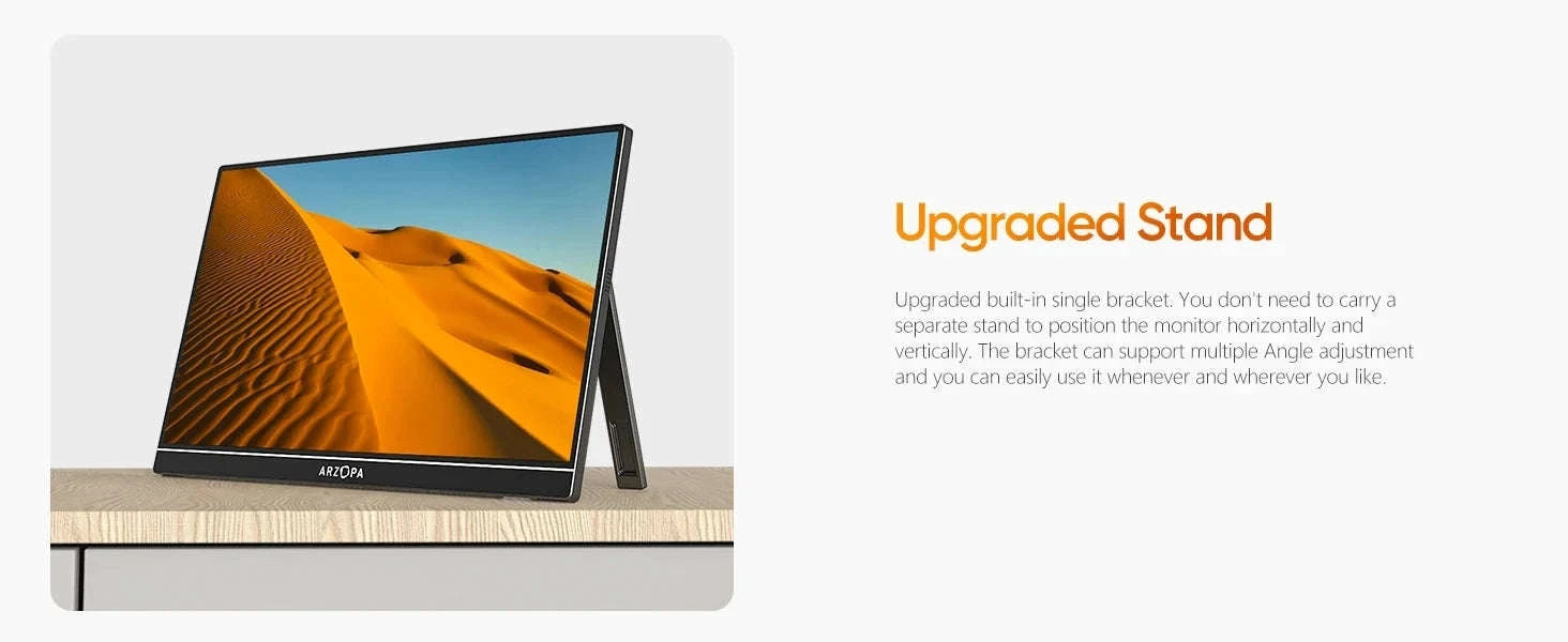 15.6 Inch Portable Monitor FHD 1080P IPS USB-C Mini-HDMI Second Screen-15.6 FHD 1080P A1 / United States