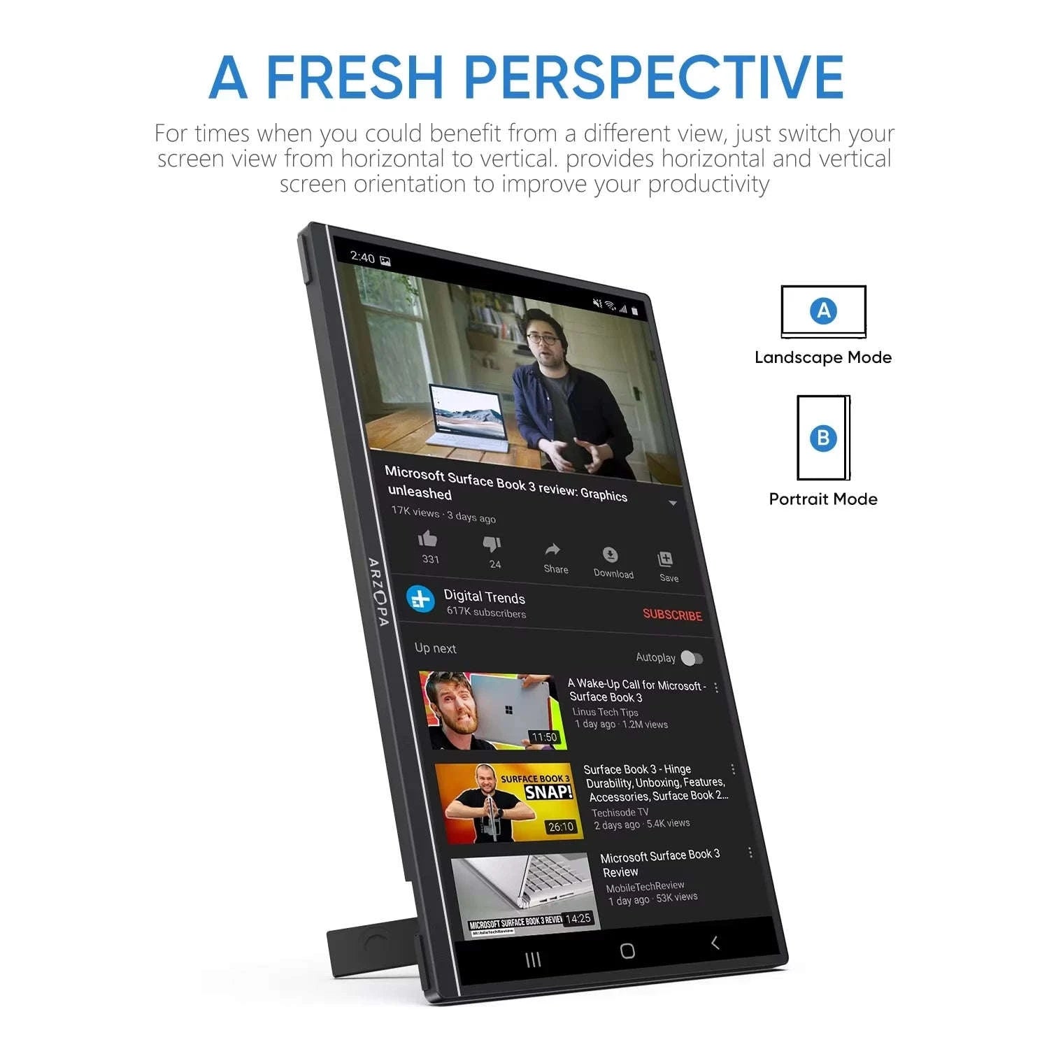15.6 Inch Portable Monitor FHD 1080P IPS USB-C Mini-HDMI Second Screen-15.6 FHD 1080P A1 / United States