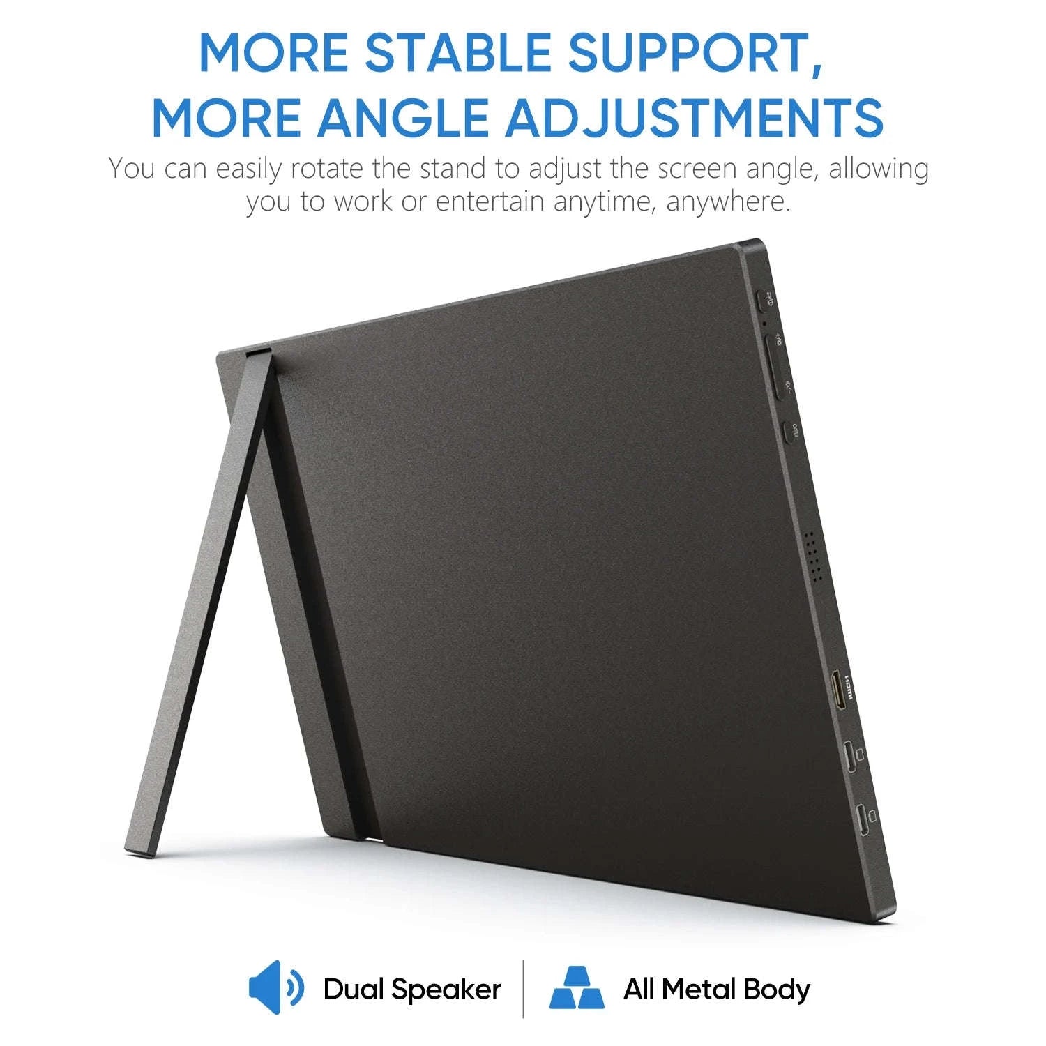 15.6 Inch Portable Monitor FHD 1080P IPS USB-C Mini-HDMI Second Screen-15.6 FHD 1080P A1 / United States