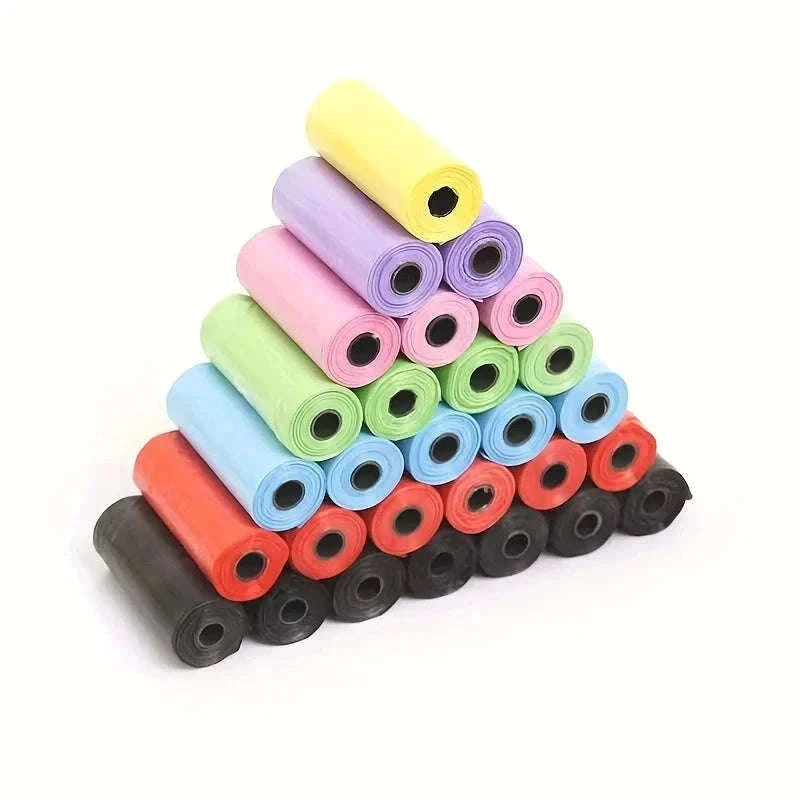 1500 Biodegradable Dog Poop Bags Refill, 100 Rolls-orange / 40 rolls 600 bags