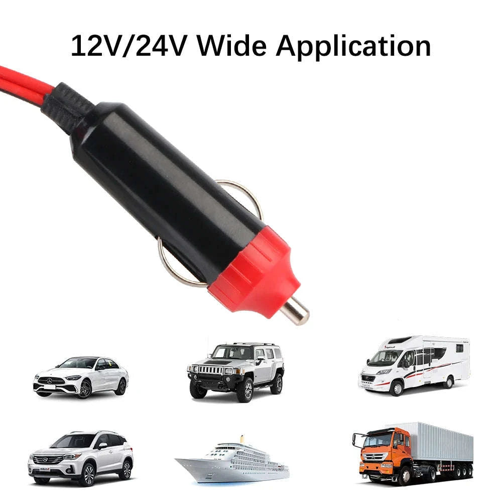 1500W Power Inverter 12V 24V to 110V 220V with USB-black