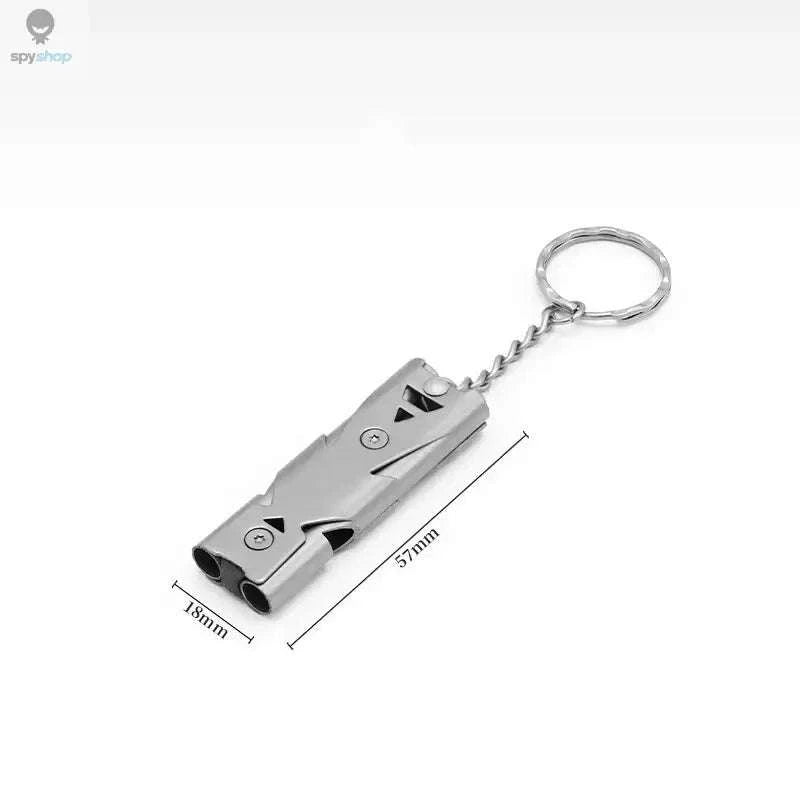 150dB Survival Whistle – Ultra‑Loud Emergency Signal with Durable Metal Build-black