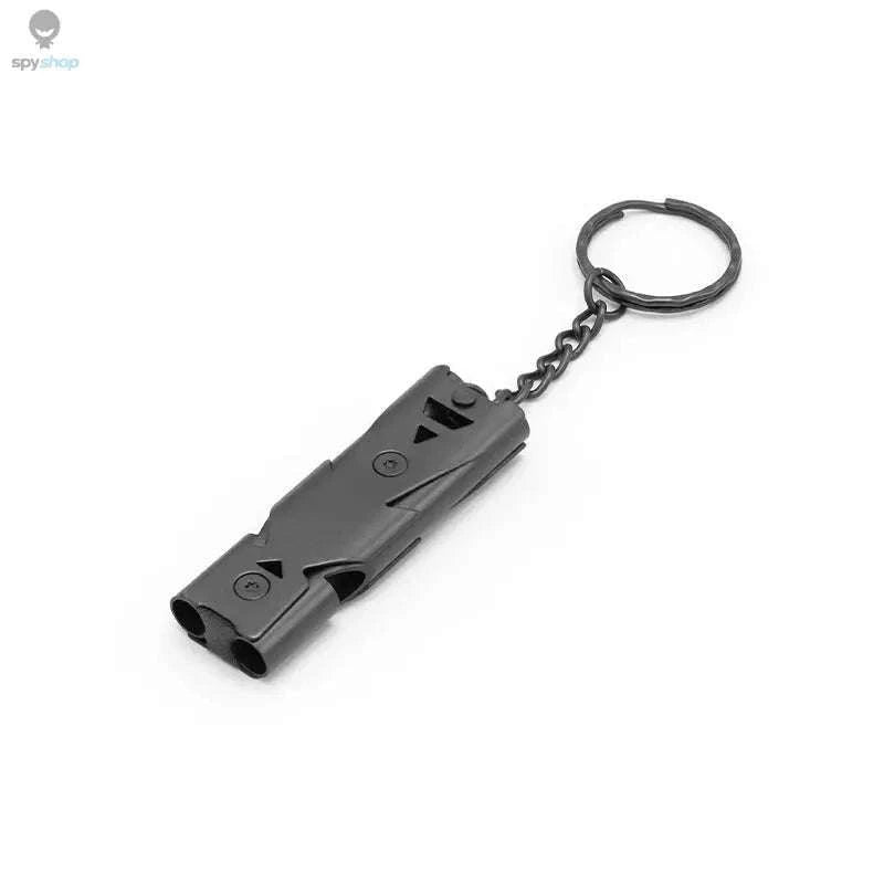150dB Survival Whistle – Ultra‑Loud Emergency Signal with Durable Metal Build-black