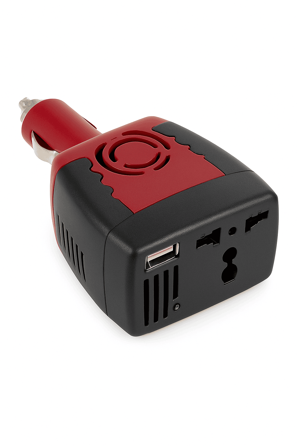150W Car Power Inverter DC 12V to AC 220V with USB Ports-Default Title