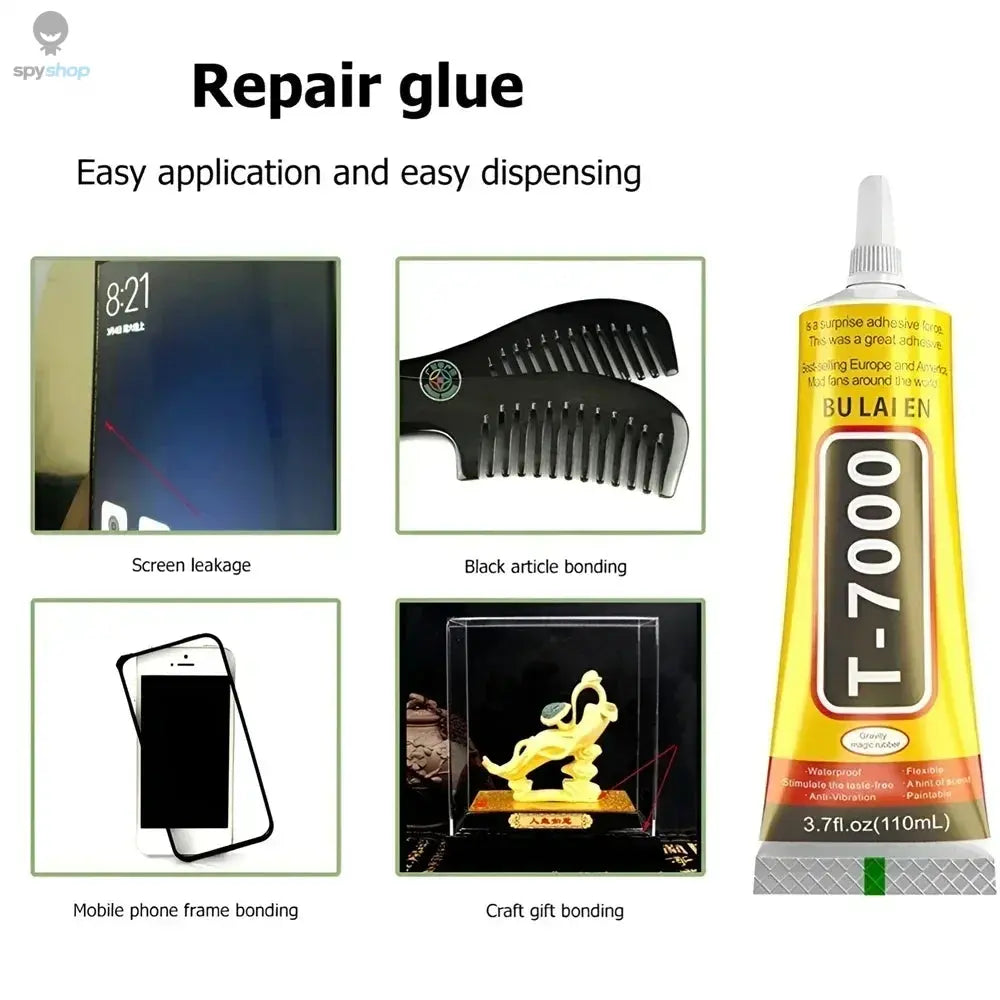 15ML 50ML 110ML B-7000 Clear Contact Phone Repair Adhesive Universal Glass Plastic DIY Glue T7000 with Precision Applicator Glue Spy-shop.com
