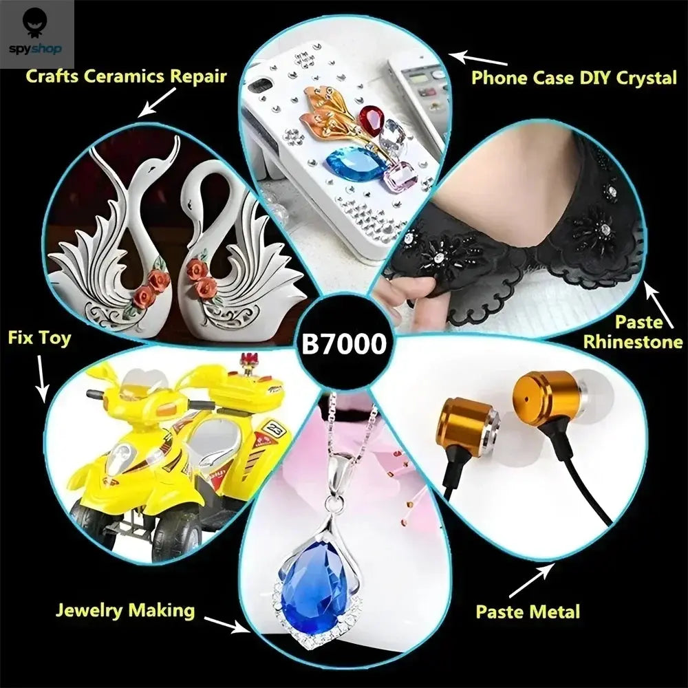 15ML 50ML 110ML B-7000 Clear Contact Phone Repair Adhesive Universal Glass Plastic DIY Glue T7000 with Precision Applicator Glue Spy-shop.com