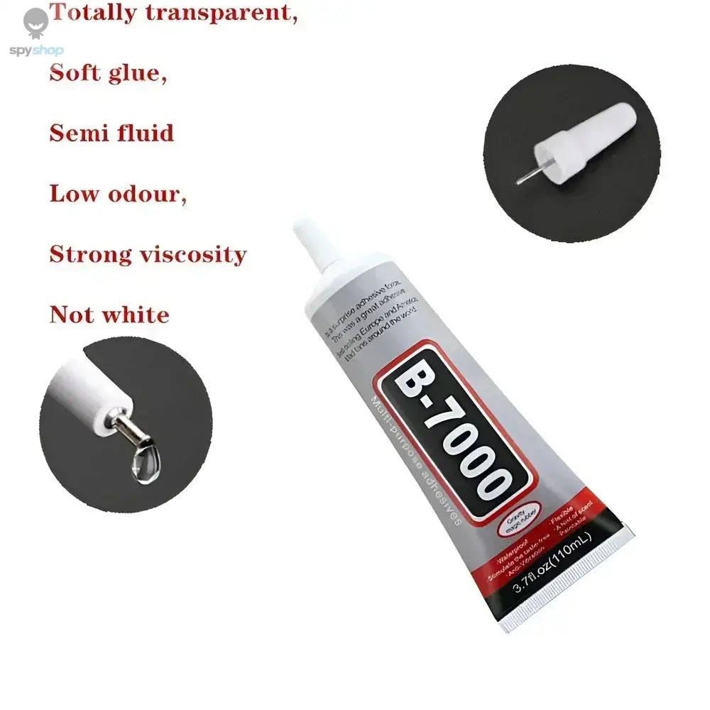 15ML 50ML 110ML B-7000 Clear Contact Phone Repair Adhesive Universal Glass Plastic DIY Glue T7000 with Precision Applicator Glue Spy-shop.com