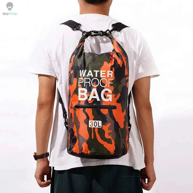 15L & 30L Waterproof Dry Bag Backpack for Outdoor Trips-30L Dark Blue