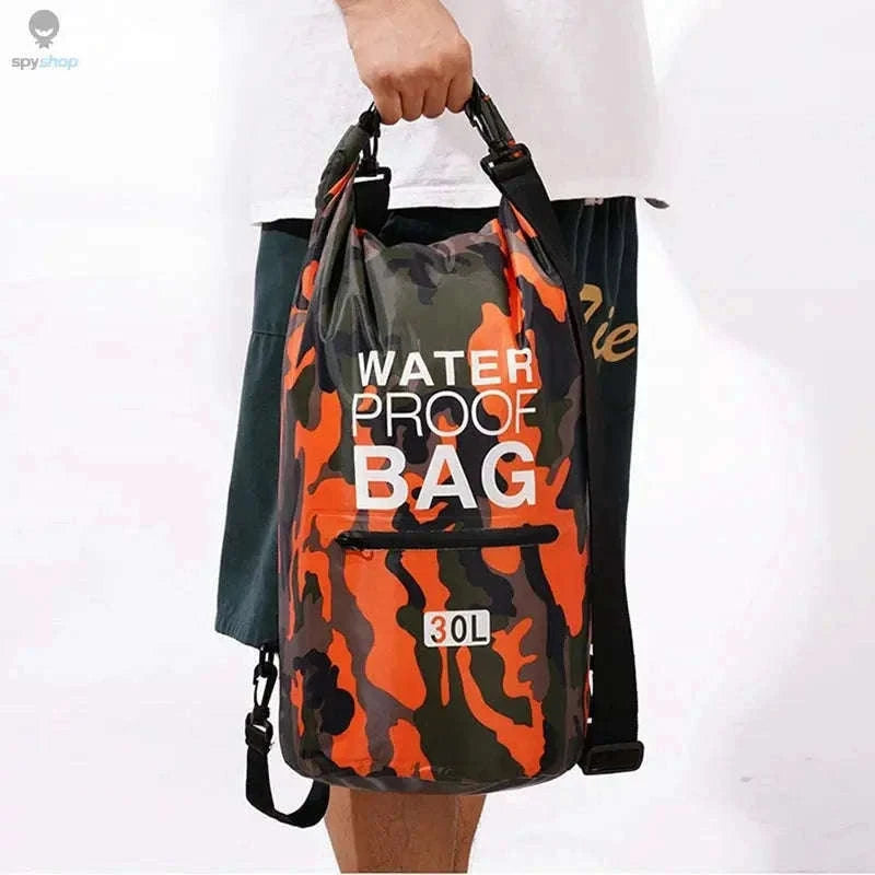 15L & 30L Waterproof Dry Bag Backpack for Outdoor Trips-30L Dark Blue