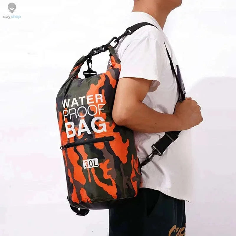 15L & 30L Waterproof Dry Bag Backpack for Outdoor Trips-30L Dark Blue