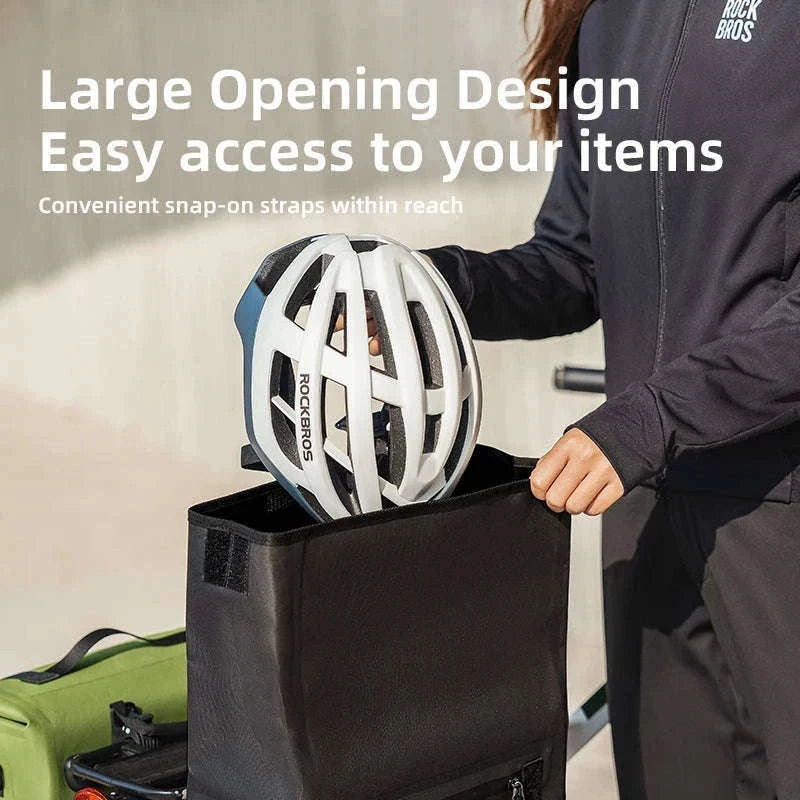 15L Bicycle Front & Fork Waterproof Bag Saddle Storage Pack-3014009103 / 15L