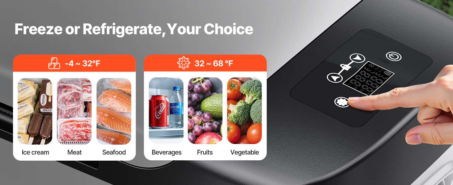 15L Portable Car Fridge Freezer with App Control 12V/24V-Poland