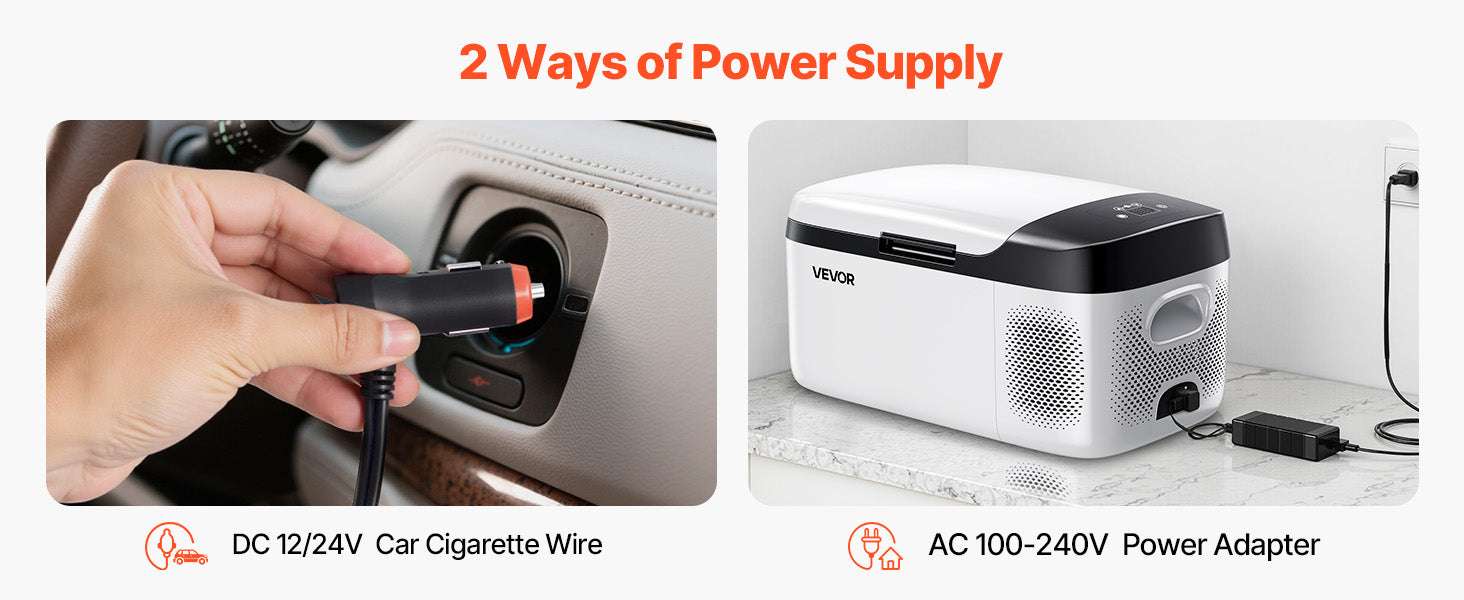15L Portable Car Fridge Freezer with App Control 12V/24V-Poland
