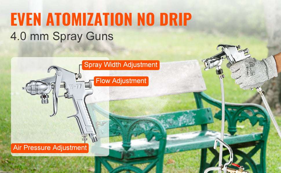 15L Spray Paint Pressure Pot Tank with Gun & Adjustable 60 PSI-20L / spain