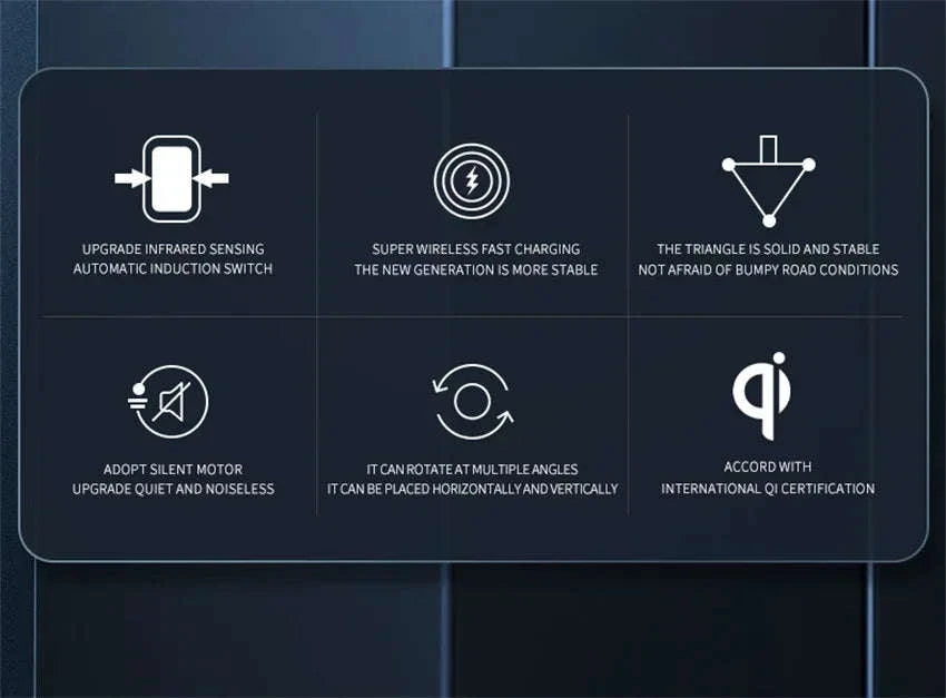 15W Car Magnetic Wireless Charger – Fast Charging Mount-gold with sucker