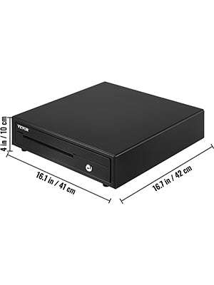 16" Cash Register Drawer for POS with Lock & Coin Tray-5 Bill 8 Coin / CZECH REPUBLIC