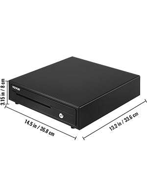 16" Cash Register Drawer for POS with Lock & Coin Tray-5 Bill 8 Coin / CZECH REPUBLIC