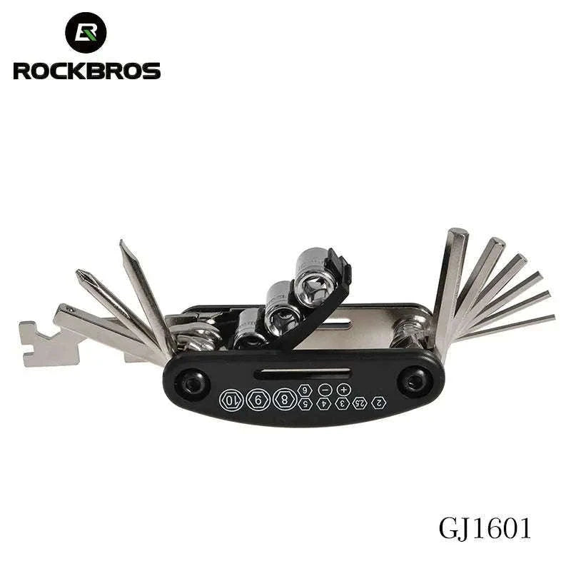 16-in-1 Bike Multi Tool Repair Kit with Hex Wrenches & Screwdrivers-GJ1601