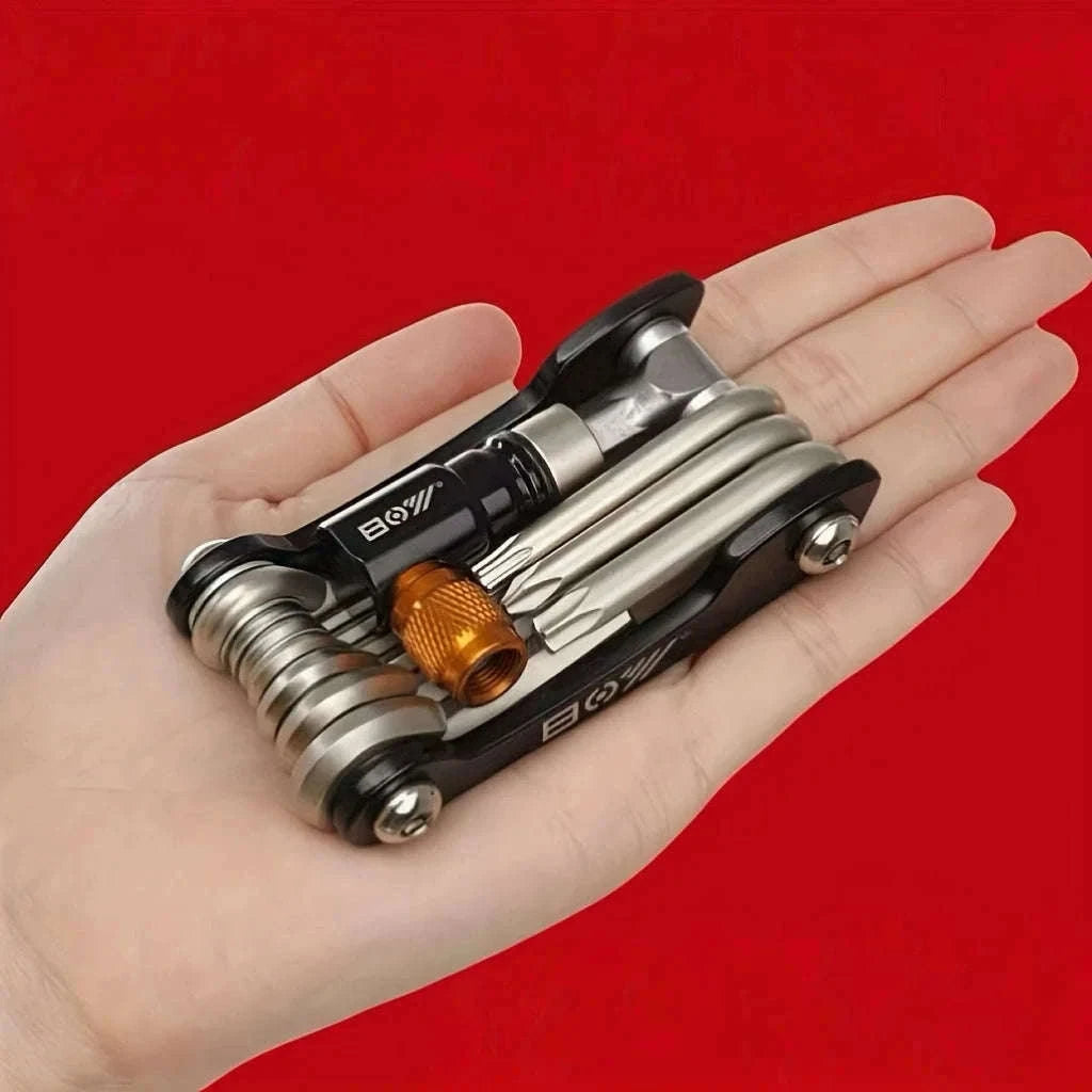 16-in-1 Socket Wrench Set with Rotating Head for Easy Repairs-grey