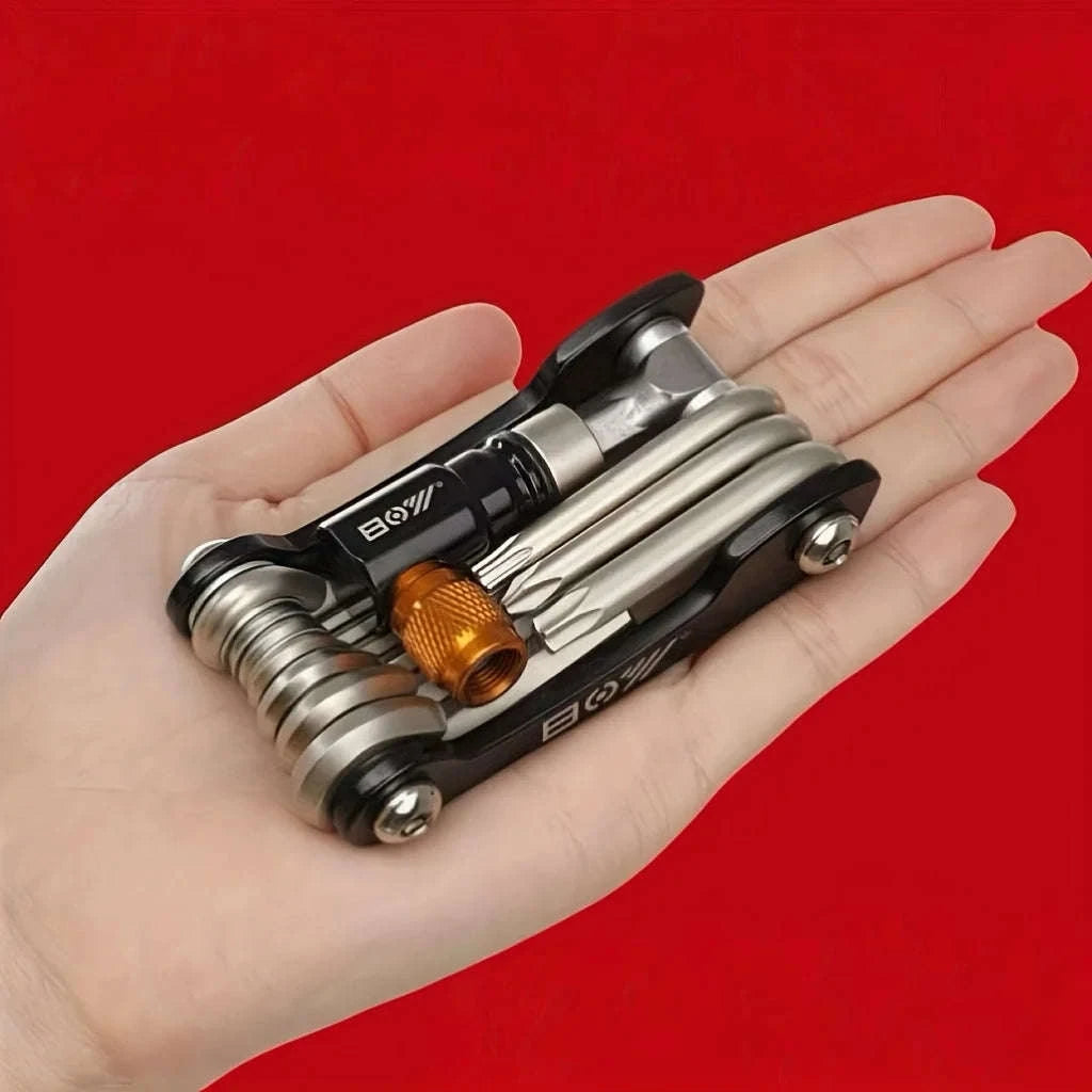 16-in-1 Socket Wrench Set with Rotating Head for Easy Repairs-grey