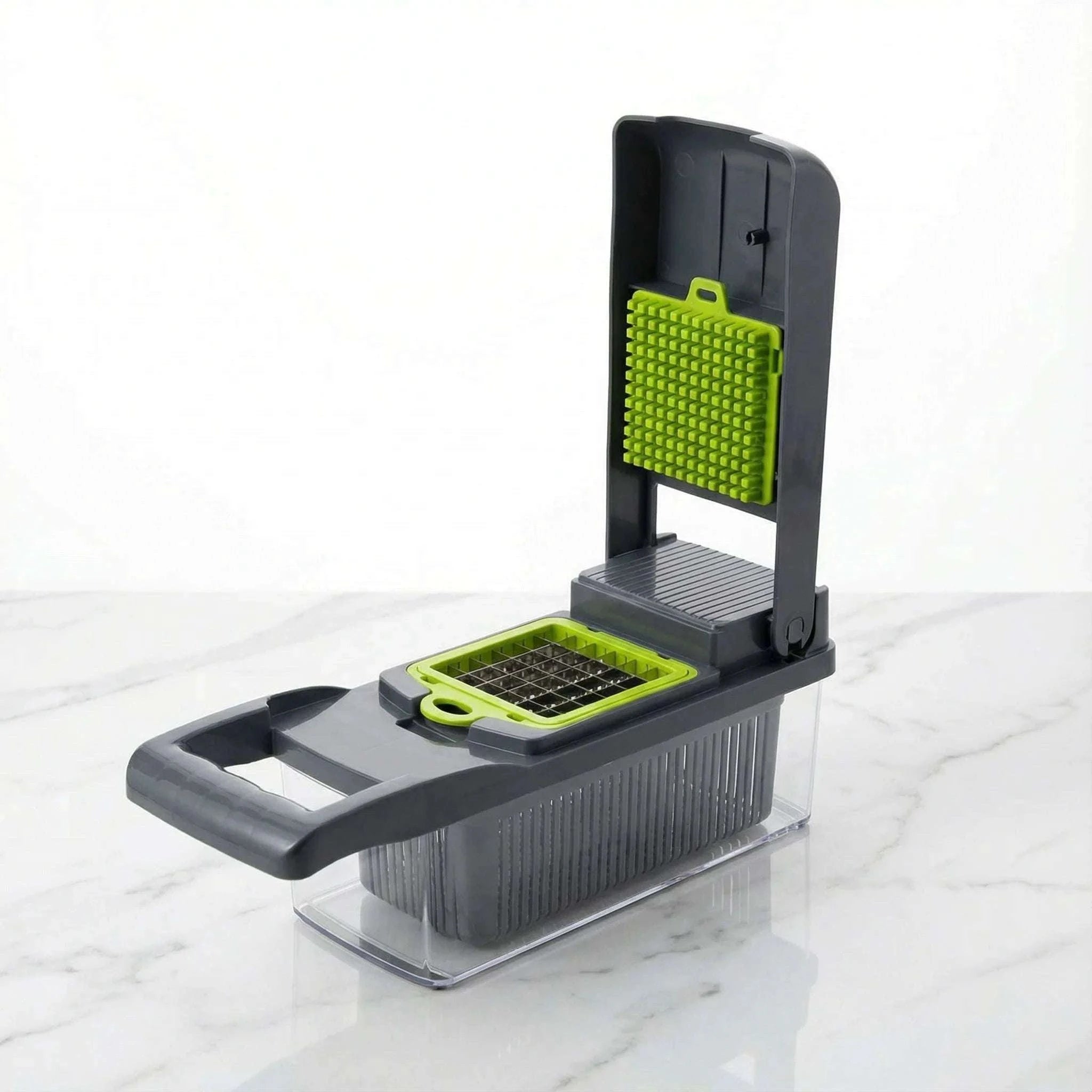 16-in-1 Vegetable Chopper Multi-Blade Kitchen Tool for Fast Prep-green / United States