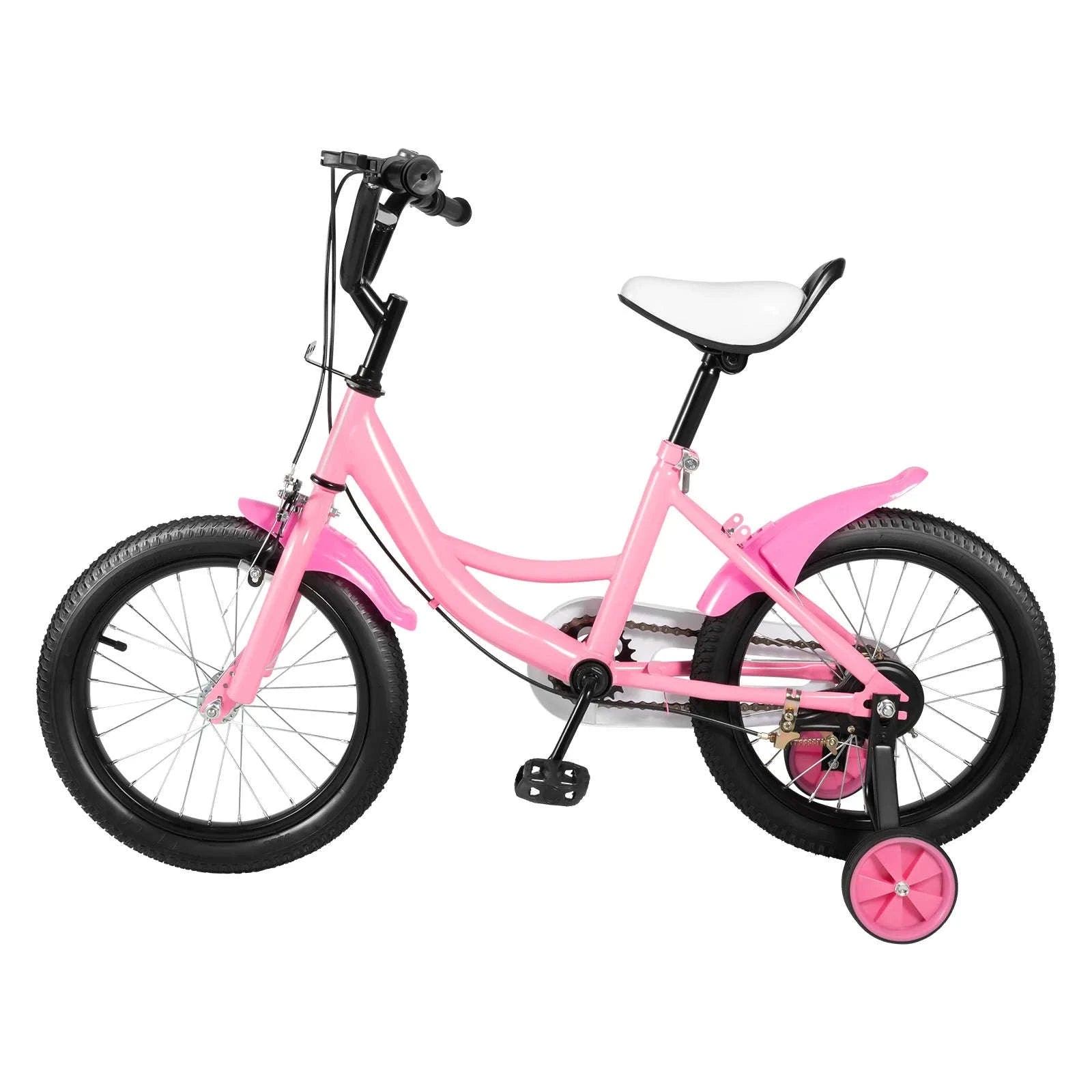 16-Inch Kids Bike Adjustable Height with Dual Brakes-Pink / GERMANY