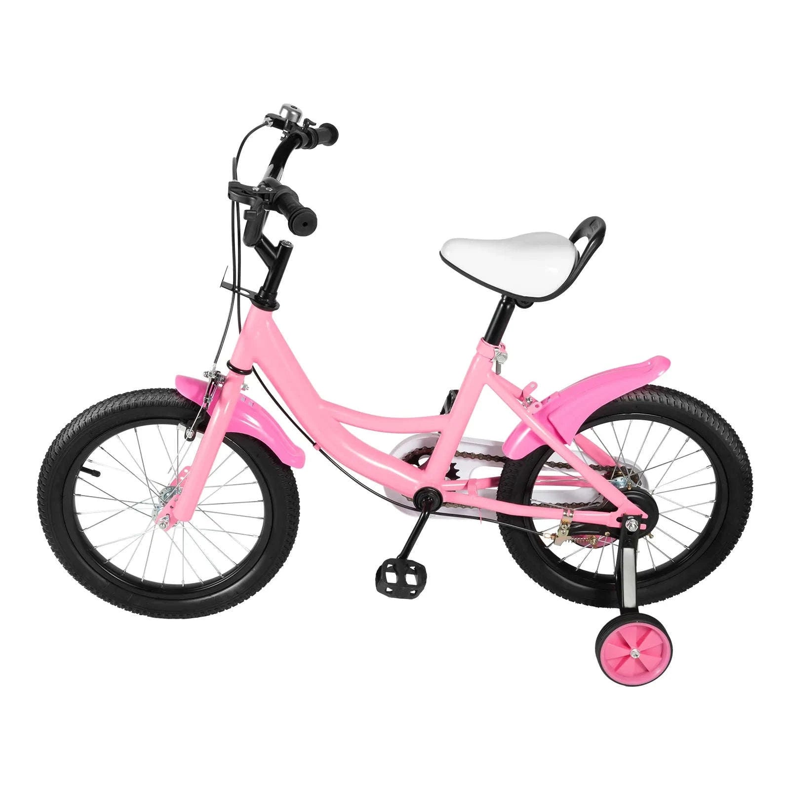 16-Inch Kids Bike Adjustable Height with Dual Brakes-Pink / GERMANY