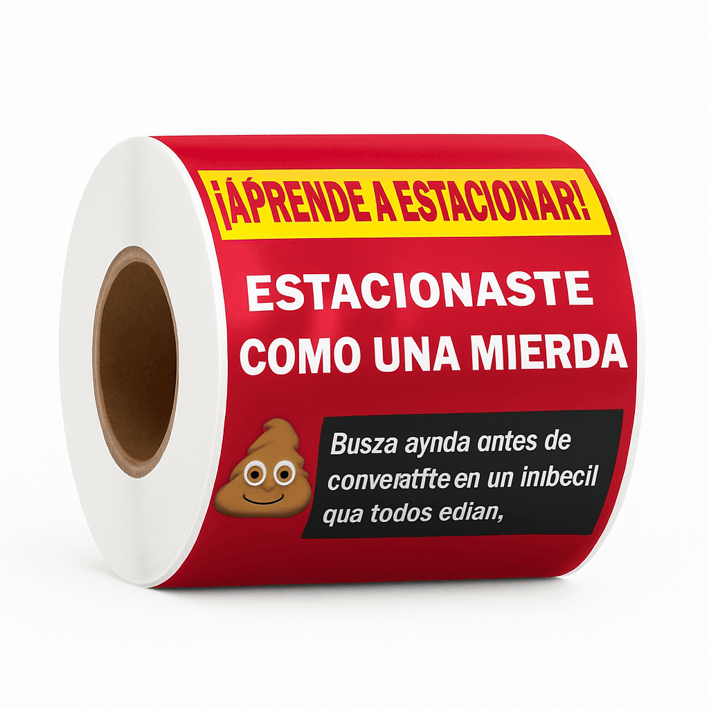 160 Funny Spanish Parking Stickers for Cars and Windows-MULTI / CHINA