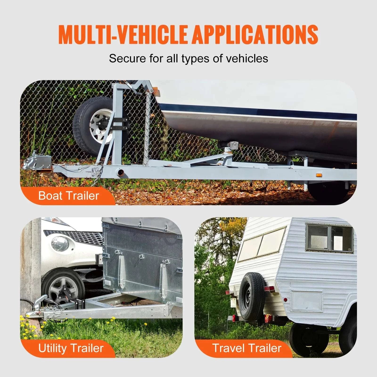 160 lb Trailer Spare Tire Carrier Mount for RV & Trailer Tongues-160lbs / france