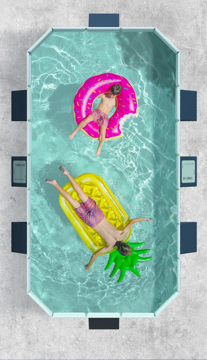 Foldable Outdoor Pool for Family Summer Water Fun
