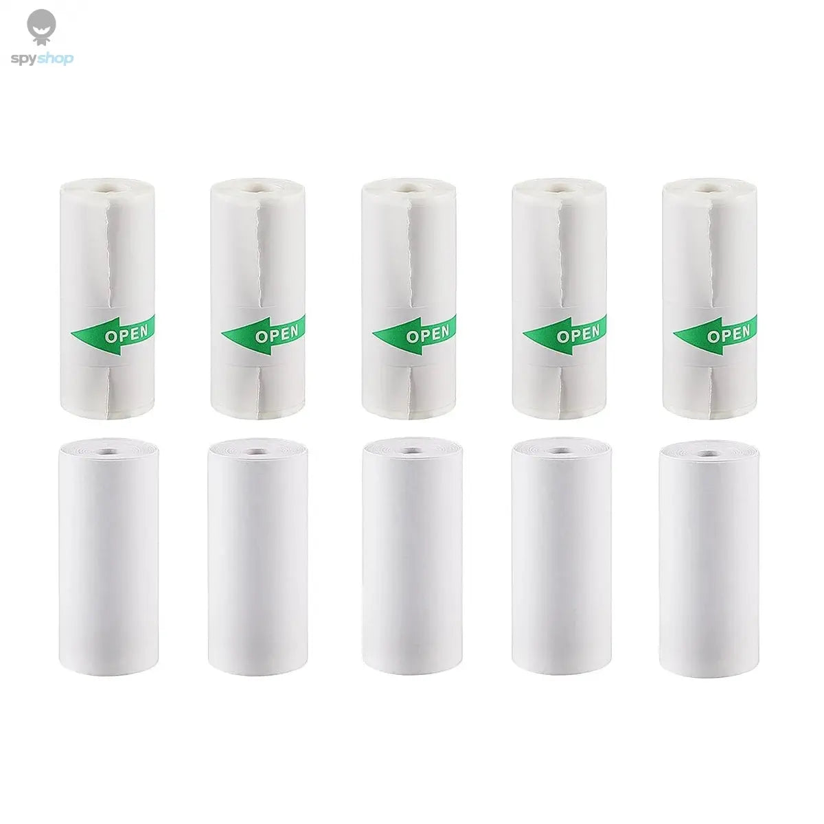 16Rolls Thermal Printer Papers 57x25mm Self-adhesive Thermal Papers HD Color Label Printers for Inkless Mini Portable Printer Spy-shop.com