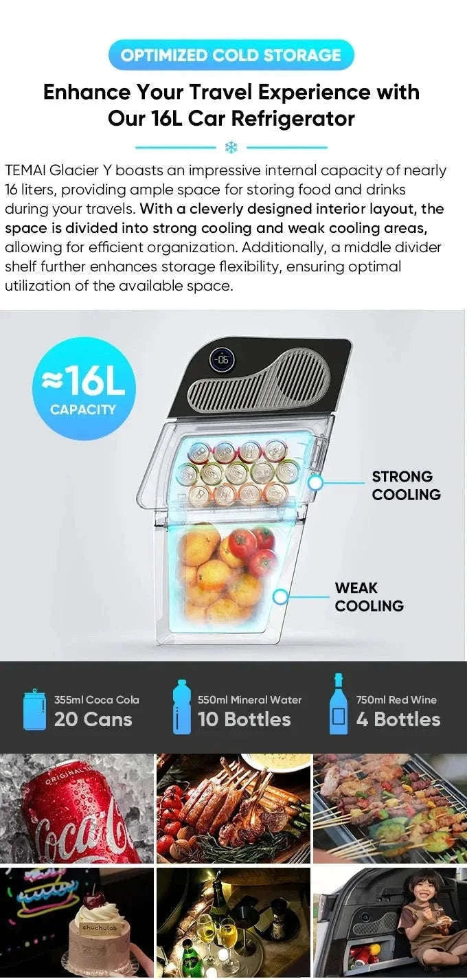 16L Compressor Fridge for 2021-2026 Vehicle, Excludes 2025-2026 Berlin-Built Juniper and 7-Seat Models-Y16 / japan