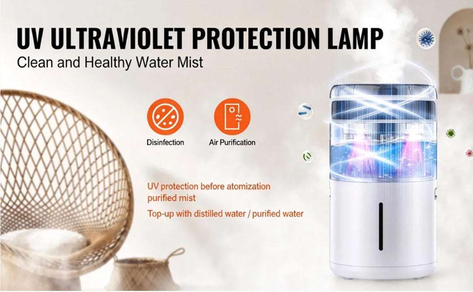 16L Large Capacity Ultrasonic Humidifier for Home & Commercial Use-1000ml per hour / United States