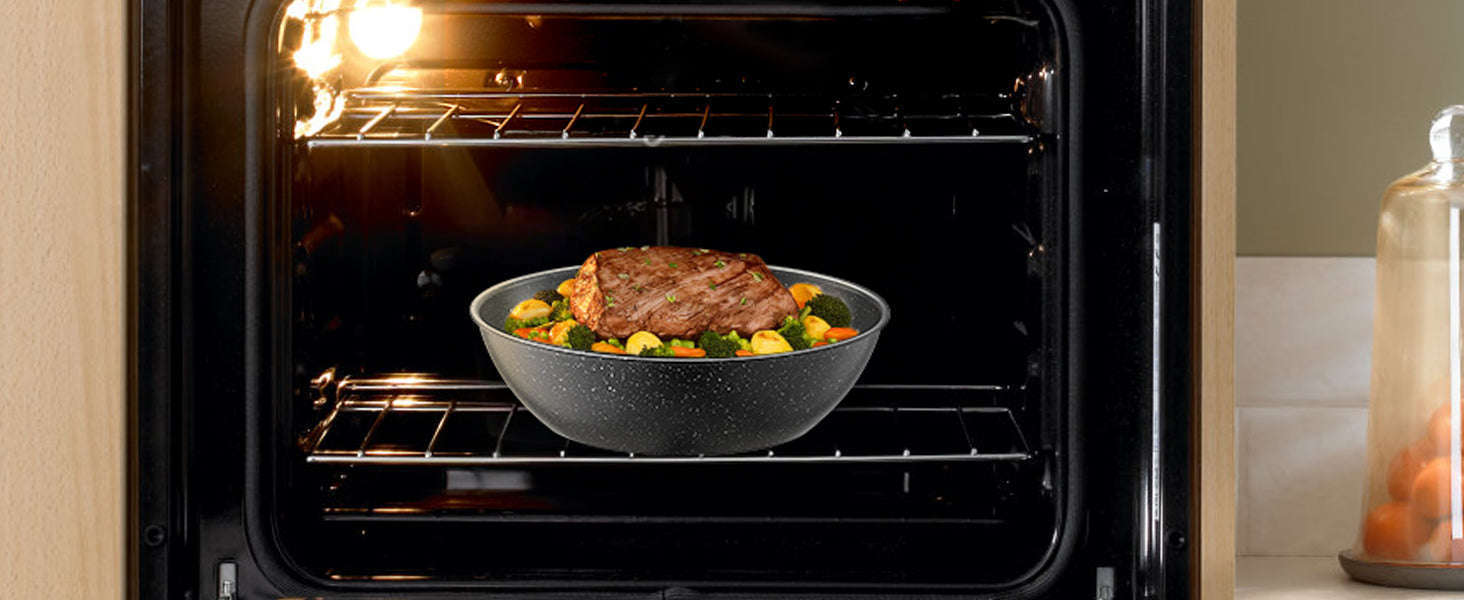 17-Piece Nonstick Cookware Set with Detachable Handles-1 set / CZECH REPUBLIC
