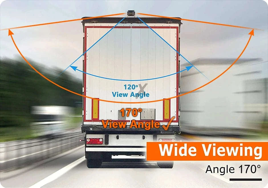 170° 1080P AHD Fisheye Wide Angle Rear View Camera with Night Vision-YP637-5M