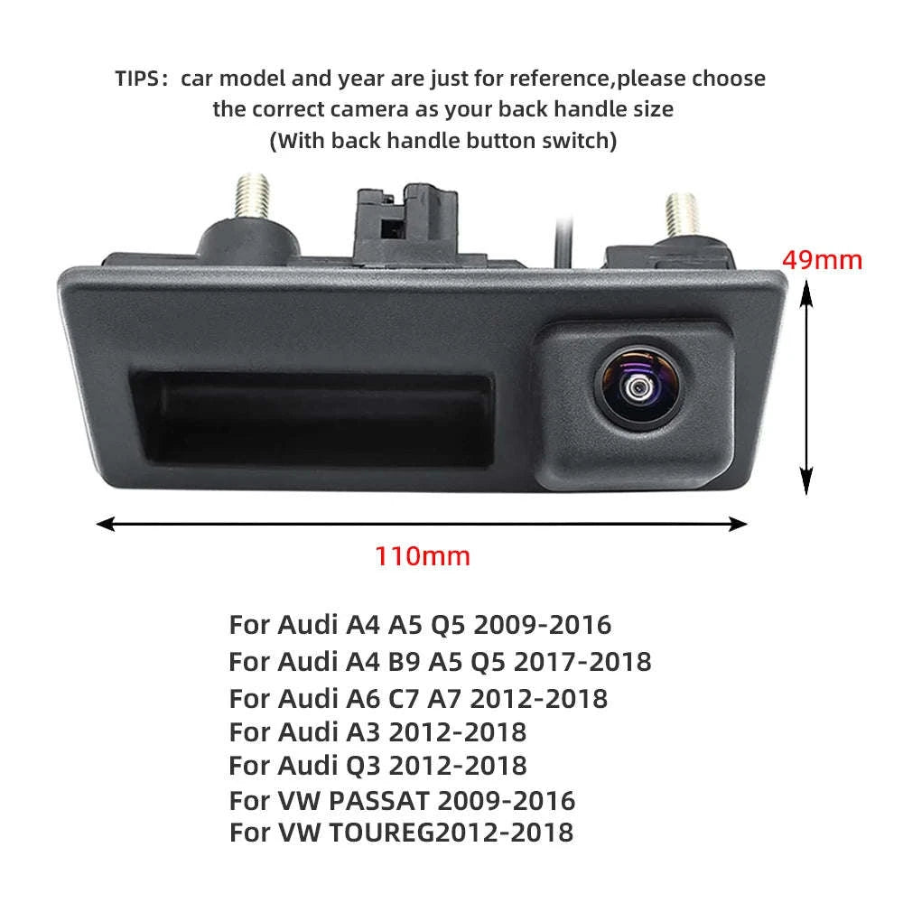 170° Car Rear Camera for Audi & Volkswagen-For Audi A4 A5 Q5 / GERMANY / 12 V