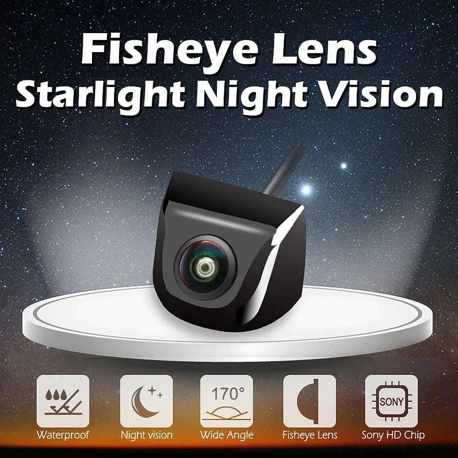 170 Degree Night Vision Rear View Camera-Black Camera