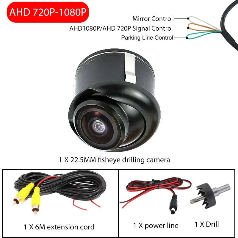 170° HD Rear Camera with Night Vision for Parking-046-CVBS-1080P
