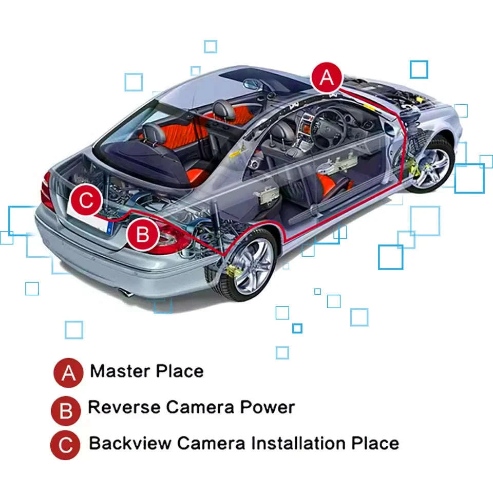 170° Waterproof Rear View Parking Camera-AHD