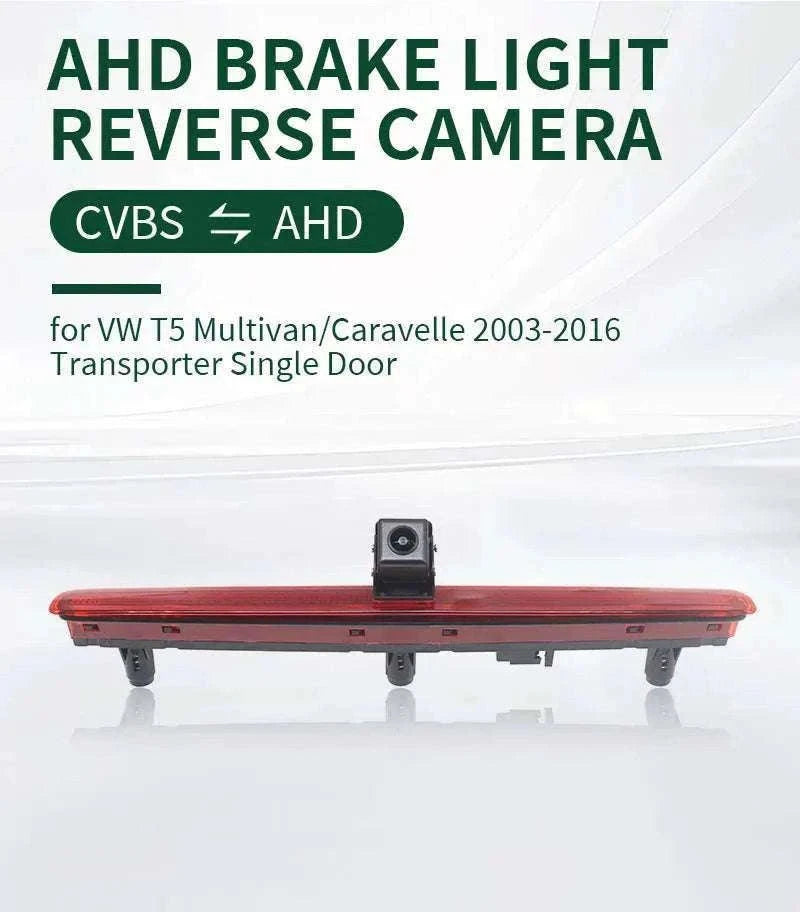 170° Wide Angle Brake Light Reverse Camera for VW T5 Transporter-CVBS-AHD / 12 V