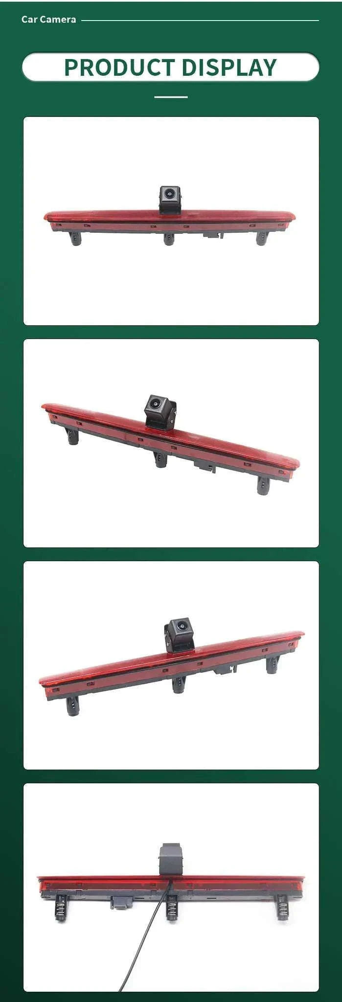 170° Wide Angle Brake Light Reverse Camera for VW T5 Transporter-CVBS-AHD / 12 V