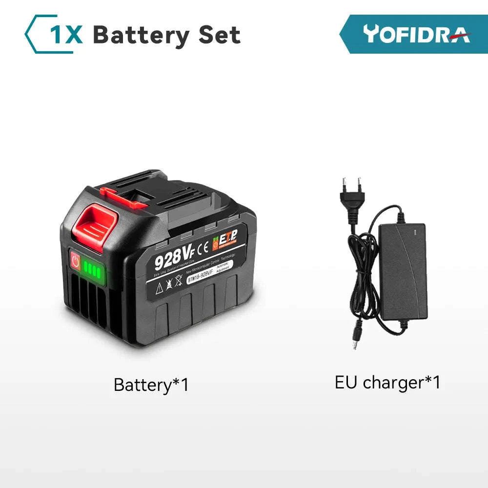 18–20V Rechargeable Lithium Ion Battery for Power Tools-1x128VF-1 Charger / spain