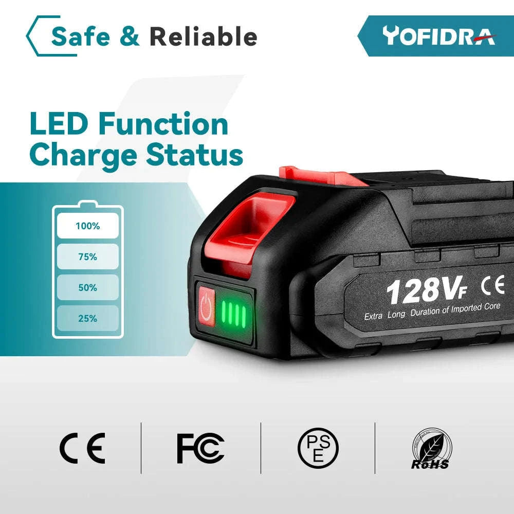 18–20V Rechargeable Lithium Ion Battery for Power Tools-1x128VF-1 Charger / spain