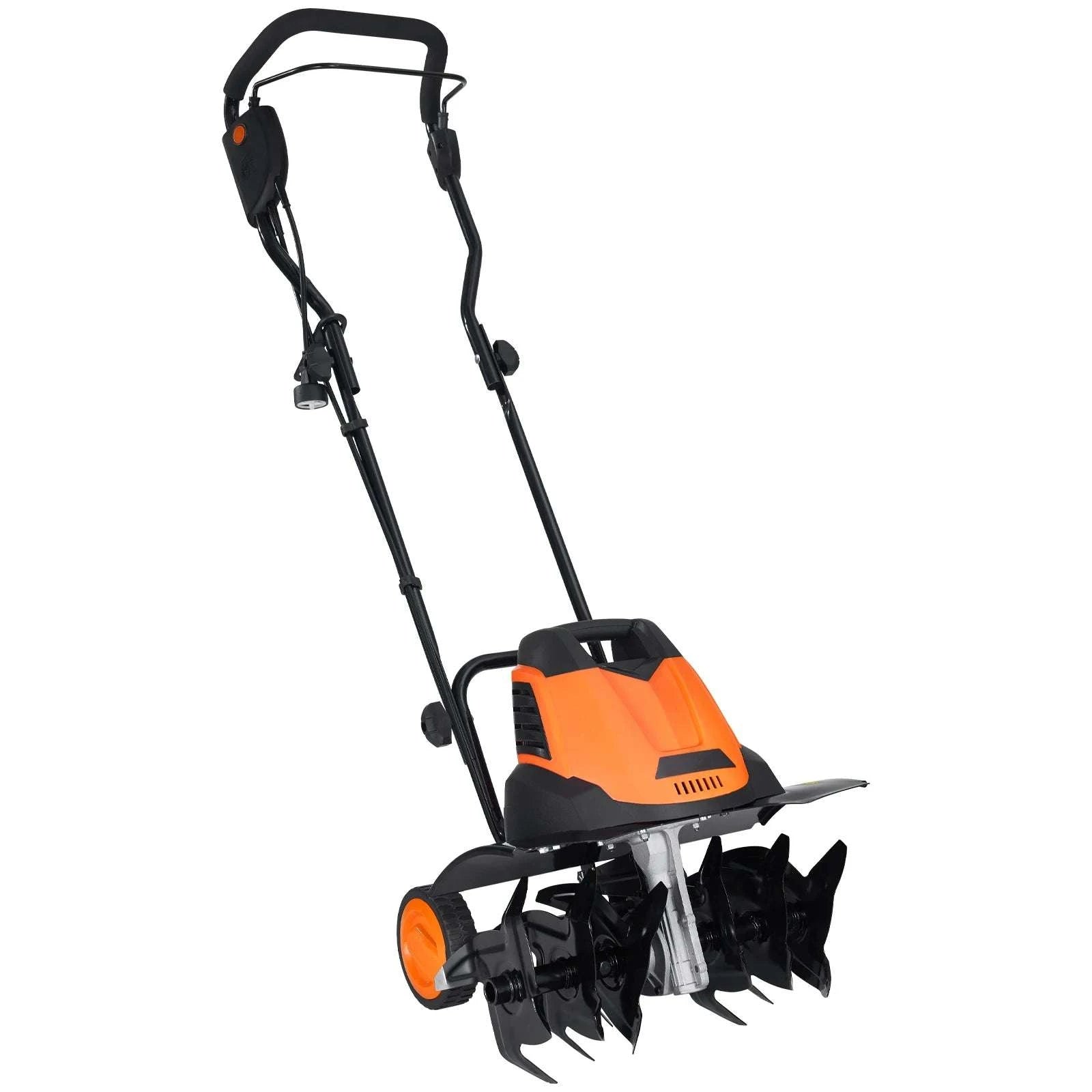 18" Electric Tiller 12A Garden Cultivator with Steel Tines-12AMP / United States